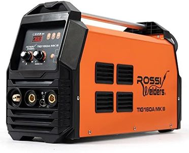 Rossi 160 Amp AC DC TIG MMA ARC Stick Inverter Welder, Ideal for Aluminium and Copper Welding, 15A Plug