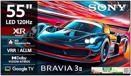 Sony 139 cm (55 inches) BRAVIA 3II Ultra HD Smart LED Google TV K-55XR30M2