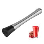 1pc Cocktail Muddler Stainless Steel Bar Stick Mojito Masher Fruit Mixer Ideal Bartender Tool Barware