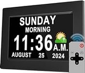 Véfaîî 【2024 New】 Clock with Date a