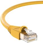 3 Ft Cat 6A Patch Cable Molded Yellow