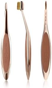 Artis Elite Linear Brush 1 - Makeup Brush with Solid Metal Handle - Soft Makeup Brushes - Makeup Tools for Liquid, Creams, Powders - Rose Gold - 1 pc