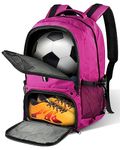 BROTOU Basketball Bag Backpack, Backpacks for Sports Soccer Volleyball Football Gym Backpack with Shoe & Ball Compartment