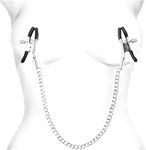 Body Clamps with Chain Non Pierced for Women Adjustable Clips Non-Piercing Sexy Rubber Set Beginner Nipple Jewelry