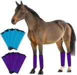 FOXLVDA Fly Boots for Horses Set of