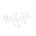 sourcing map Silicone O-Ring, 8mm OD, 4mm ID, 2mm Width, VMQ Seal Rings Gasket, White, Pack of 20