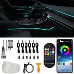 6 in 1 Car LED Strip Lights, RGB Ca