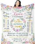 Mcurore Birthday Gifts for Women Blanket 60"x50", August Birthday Gifts for Women Friendship Mom Girls, Best Friend Birthday Gifts, Gifts for Women Birthday Unique, Queens are Born in August