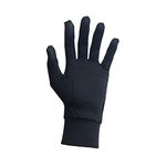 Jasmine Silk Merino Wool Gloves Thermal Liner Glove Inner Ski Bike Cycle Touchscreen Gloves (Medium)