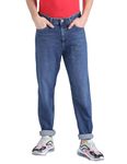 Calvin Klein Cotton Blue Solid Men Jeans (J3228191BJ) - Size 30