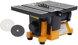 Portable Bench Top Saw - Electric DIY Miniature Table Saw for Woodworking & Crafts (19x14.2x11.6cm)