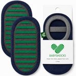 BabyShocks Real Grip That Won’t Slip 2-Pack Baby Non-Slip Grip Socks with Full Grip Sole & Stay-On Fit (6–12 Months)