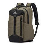 High Sierra Everyday Backpack with Device Sleeve and Adjustable Straps, Olive Green, 18 x 12.01 x 7 inches, Everyday Backpack