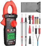 Neoteck Clamp Meter 4000 Counts Amp Meter for TRMS AC Current AC/DC Voltage 600A Auto Range Digital Multimeter with Capacitance Continuity Resistance NCV Diode Test for Car Electric Cabinet