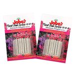 Jobe's Flowering Houseplant Indoor Fertilizer 10-10-4 Food Spikes, (2 x 30 Pack)