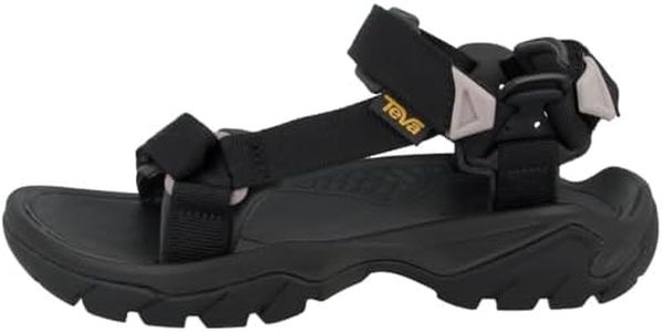 Teva Women's Terra Fi 5 Universal Outdoor Sandal, Black, 8 US