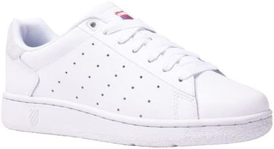 K-Swiss Men's Classic PF Sneaker, White/White, 11 M