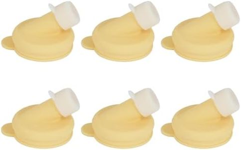 Kitchentoolz Milk Bottle Pour Spout Nozzle 48mm -for Glass Jugs and Carafe - Pack of 6 - Silicone