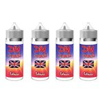 DIY E-Liquids Short Fill 100 ml – 4 X Tobacco - Pack of 4