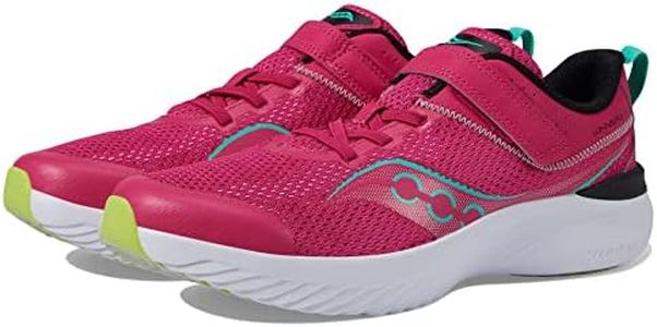 Saucony Unisex-Child Kinvara 14 Alternative Closure Sneaker, Rose, 5.5 US