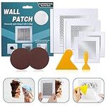 6 Pcs Drywall Repair Patch, 4" 6" 8" Wall Patch Repair Kit, Self Adhesive Wall Mesh Repair, Large Hole Patch for Drywall, Sheet Rock Patch, Aluminum Metal Sheetrock Ceiling Dry Wall Patch- Two of each