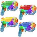 ZEBNYYA 4 Pack Water Gun for Kids, 