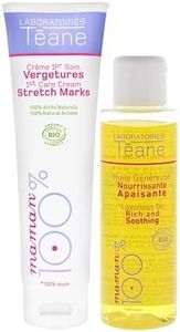 Programme Prévention Vergetures : Une Crème 1er Soin Vergetures certifiée bio et une Huile Généreuse Apaisante certifiée bio - éviter les vergetures pendant la grossesse - Laboratoires Téane