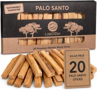 LOTS OF ZEN Palo Santo Sticks Authentic (Approx. 160 Grams | 5.6 Oz) — Large Pack — 100% Natural Spiritual Cleansing Palo Santo Smudge Sticks from Peru — Wild Harvested Sustainably Hand Picked