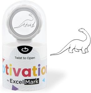 ExcelMark Teacher Stamps for Classroom – Choose from 5 Colors (Brontosaurus)