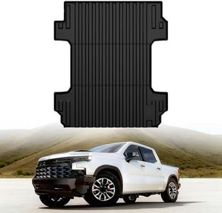 LASFIT Truck Bed Mat 2019-2026 for Chevrolet Chevy Silverado 1500 | GMC Sierra 1500 (Only Fit 6.6FT Bed), Bed Liner for Chevy Silverado GMC Sierra 1500, Not Fit Optional CarbonPro Bed