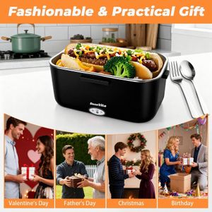 Dosevita Electric Lunch Box 80W – Portable Food Warmer, Green