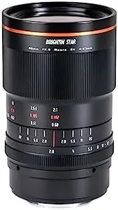 Brightin Star 60mm F2.8 2X Macro Magnification Manual Focus Mirrorless Camera Lens, Fit for Canon EF-M Mount M, M2, M3, M5, M6, M10, M100, M50, M200