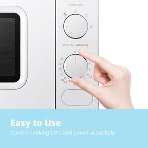 COMFEE 20L Microwave Oven, 700W – White