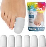 ZenToes 6 Pack Gel Toe Cap and Prot