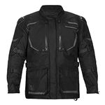 Tourmaster The Trek Mens Textile Adventure Touring Jacket Black 5XL