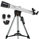 Celestron - 80LCM Computerized Refractor Telescope - Telescopes for Beginners - 2 Eyepieces - Full-Height Tripod - Motorized Altazimuth Mount - Large 80mm Refractor Reflector