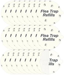 20 Pack Flea Trap Refill Discs Replacement Glue Boards, 7.1" Sticky Pads for Most Models Flea Bed Bug Traps for inside Your Home