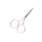 The Quilted Bear Polka Dot Embroidery Scissors - Small Sharp 3.5" Blades for use as Embroidery, Cross Stitch, School, Applique or Nail Scissors with Your Choice of Two Colours! (Pink)