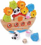 Small foot 2490 "Balancing Ark" Wooden Balancing Game with Noah's Ark, Motor Skills Game with Dice, from 3 Years