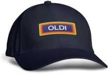 SMARTYPANTS Embroidered Oldi Cap Sports Hat - Novelty Fun Joke Funny Old Birthday Dad Fathers Day Athletic Summer Baseball Outdoor Mens Adjustable Strap Gift Present, Black, One size