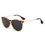 SUNGAIT Vintage Round Sunglasses for Women Men Classic Retro Designer Style