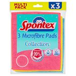 Spontex Microfibre Pads, 3 Count (Pack of 1)