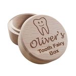 Personalised Tooth Fairy Box/Pillow, My first Tooth, Mix and Match Designs, Wooden Keepsake Child's Box.