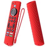 Azonee Silicone Remote Cover for All New Fire Stick 4K Max, Silicone Case Compatible with Fire TV Stick 4k Max 2nd Gen, Toshiba/Insignia NS-RCFNA-21 Silicone Sleeve with Lanyard