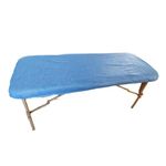 ZMDREAM Case of 100 Disposable Fitted Massage Table Sheets Bed Covers 82 x 35 inches Blue