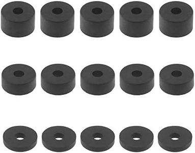 EMSea 15Pcs M8 Rubber Spacer Kit Assorted Thickness Standoff Washer for DIY Damping Absorbing Impact 26x15mm 26x10mm 26x5mm 5Pcs Each Size