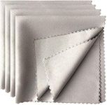 Aisszhao Napkins Cloth-Table Napkin Dinner Cloth Napkins Dinner Napkins Durable Hotel Quality Table Cloth,Christmas Dining Decoration for Home,Wedding,Hotel,Banquet Parties,Xmas Events (Silver Gray)