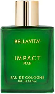 Bella Vita Luxury IMPACT MAN Eau De Cologne Perfume with Mandarin Orange, Patchouli, Cedar | Woody, Citrusy Long Lasting EDC Fragrance Scent for Men 100Ml