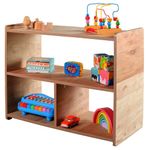 WonderVed Montessori Shelf for Kids- Wooden Toy Storage Shelf for Independent Play- Toddler Furniture for Bedroom,Nursery,Or Playroom Storage- Baby Essentials for New Moms- Earth-Friendly Storage