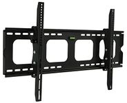 Mount-It! Tilt TV Wall Mount Bracket for 40-80 inch LCD, LED, or Plasma Flat Screen TV - Super-Strength Load Capacity 220 lbs - 15 Degree Tilt Up & Down, Max VESA 850x450 Free 6 ft HDMI Cable